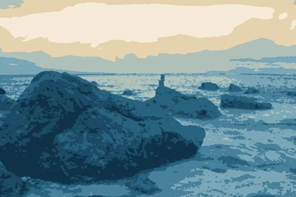 ʻAnini Beach: Stacked up (9991465283)