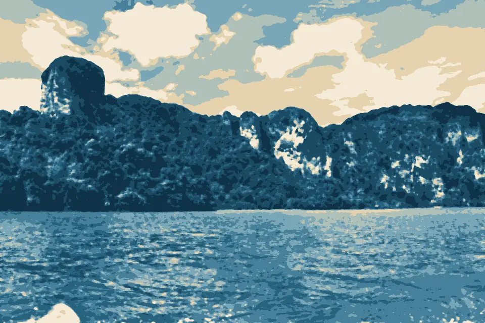 Ao Nam Mao: Coast near Rai Leh (3)