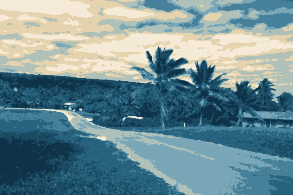 Avatele Beach: Avatele Village