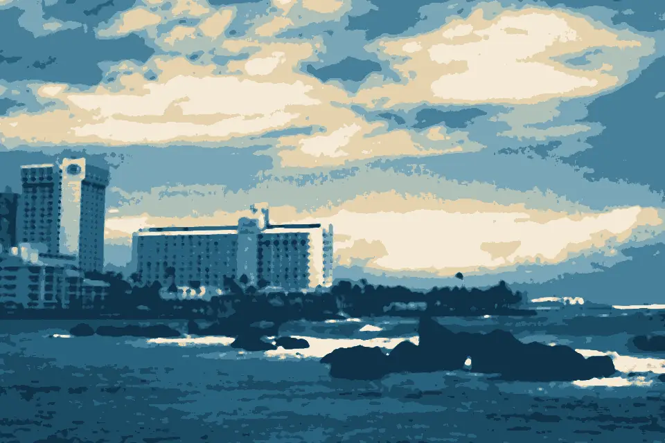 Balneario Condado: Caribe Hilton seen from Condado