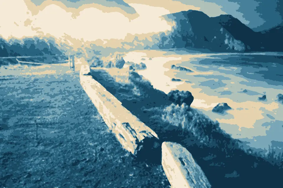 Breaker Bay: Pass of Branda, The cutting between Breaker Bay and Seatoun - panoramio