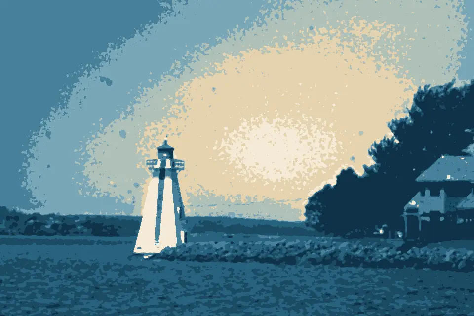 Brighton Shore: Charlottetown harbor lighthouse, Prince Edward Island, Canada - panoramio