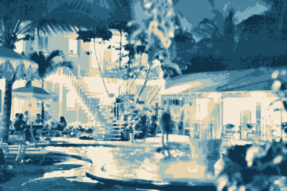 Cable Beach: Cable Beach Manor Apartments, Nassau (1970) - panoramio