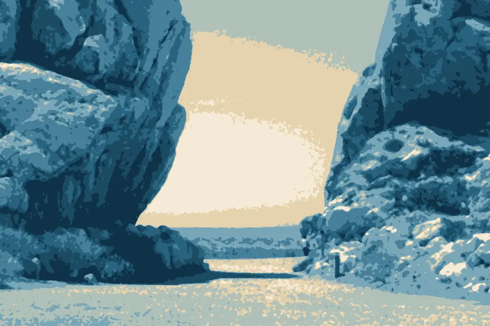 Calanque du Berger: Depuis le Chemin de Saint-Estève, île de Ratonneau, Marseille - panoramio (1)