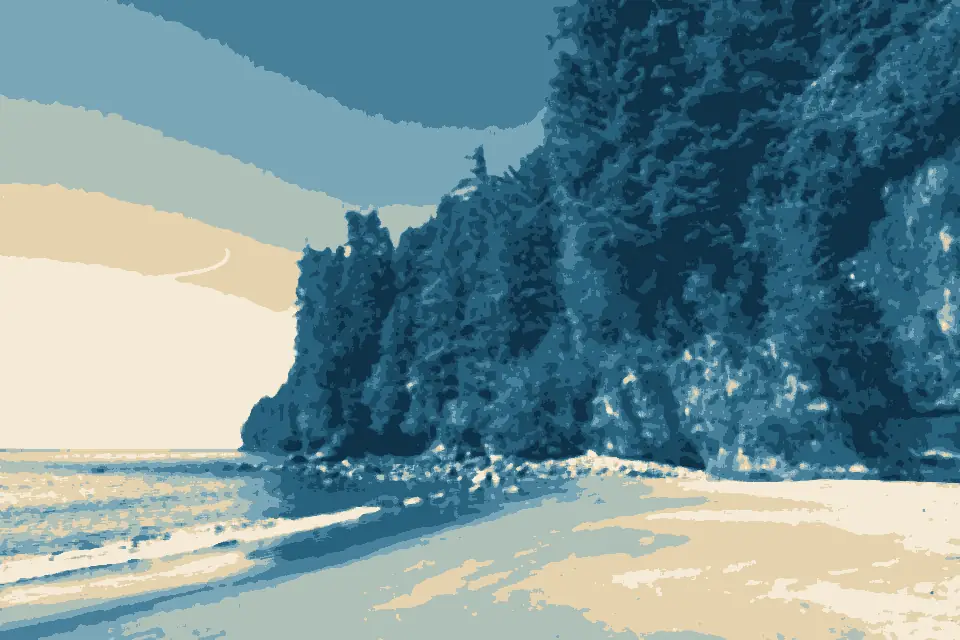 China Beach: China Beach, Vancouver Island, view towards northwest 20240829 2