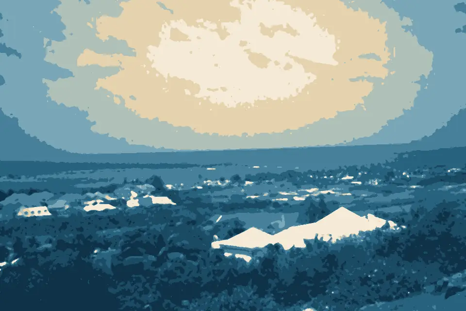 Coralita Beach: View of Orient Beach St. Martin (1253513025)