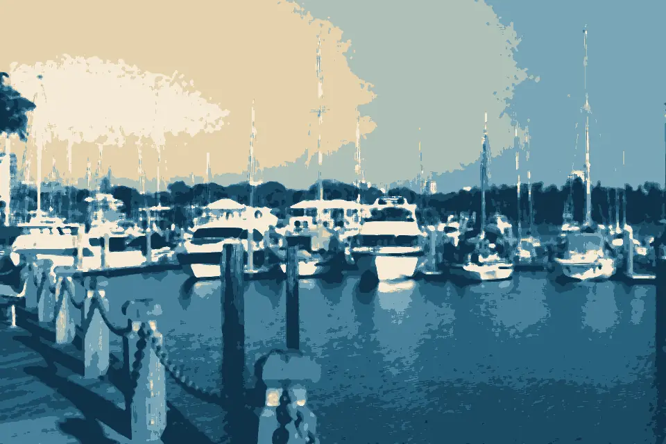 Cullen Beach: Across the Marina, Cullen Bay - panoramio