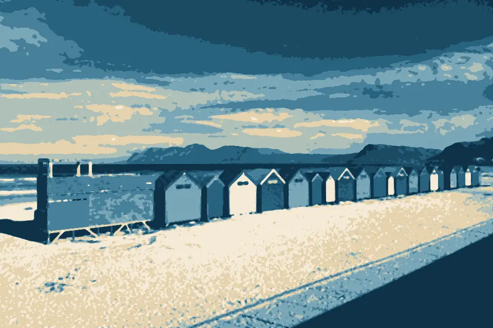 East Beach: Muzienberg beach huts May 2026