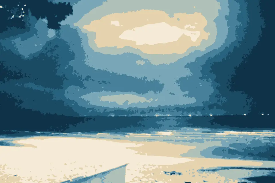 Hat Chom Thiang: Beach Thunderstorm