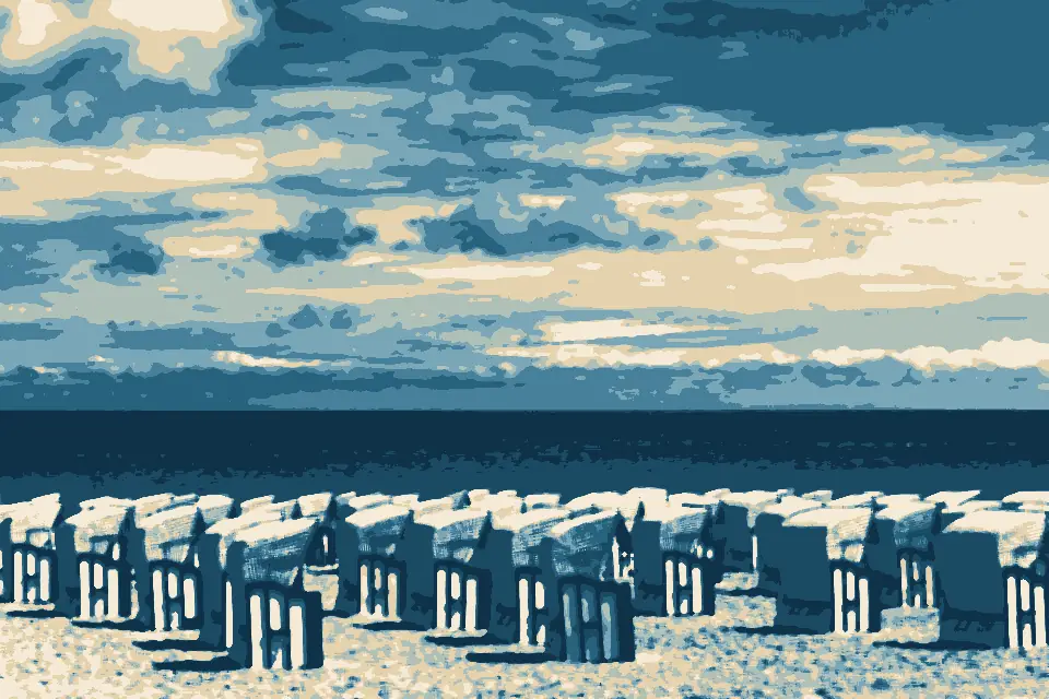 Hauptstrand Sellin: Strandkörbe in Sellin