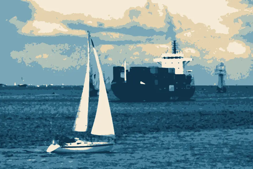 Kieler Förde: Schiffe in der Kieler Förde - panoramio