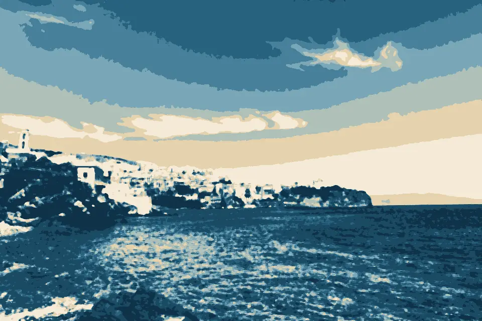 Kimata beach: Syros Bay