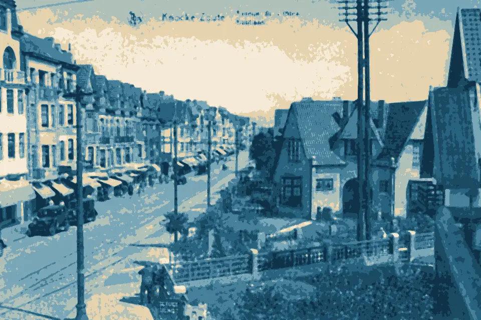 Knokke-Strand: Knocke-Zoute. Avenue du Littoral - Knocke-Zoute. Kustlaan (01), GP040060