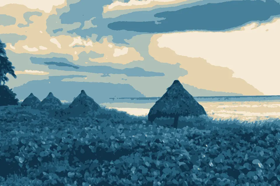 Lowdermilk park: Huts on the beach