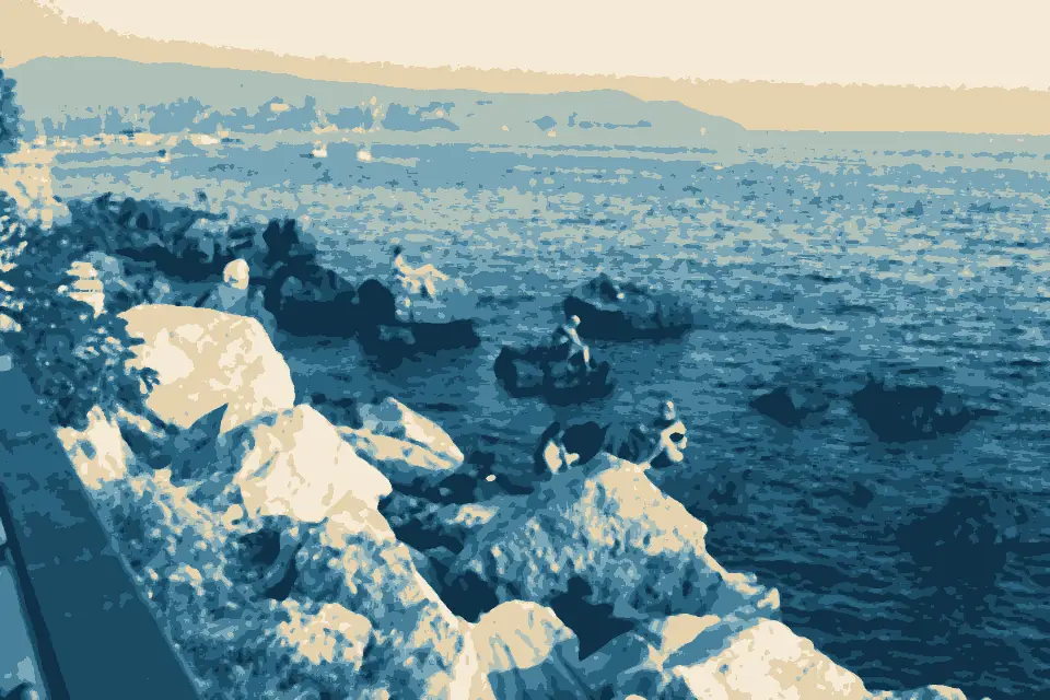 'Milašinović' beach: Герцег - Нови. Наяды. - panoramio