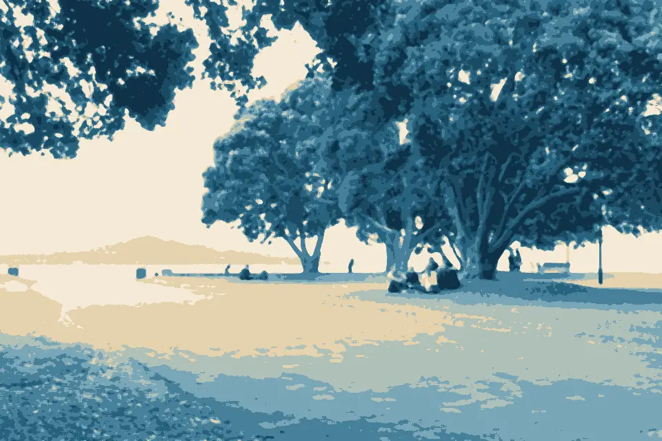 Mission Bay: Pōhutukawa at Mission Bay (6706399383)