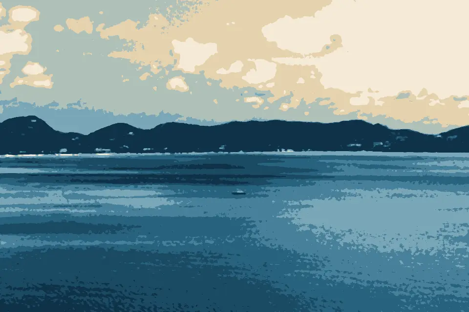 Mount Pandy Beach: Grand Anse from Fort Georges - panoramio