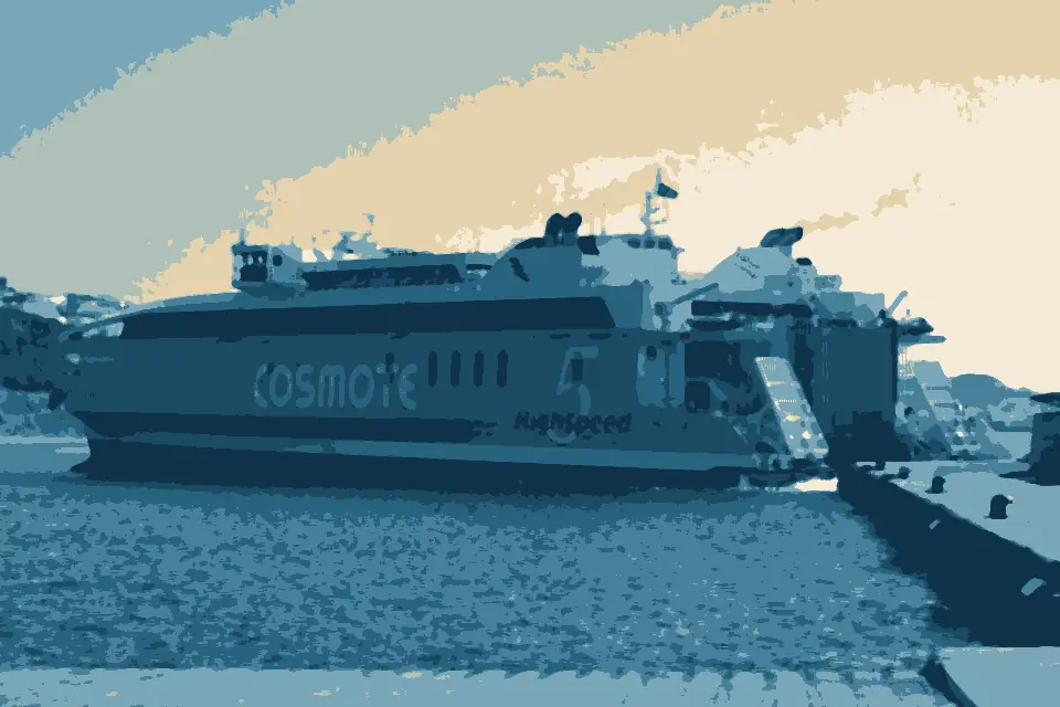 Órmos Toúrlos: Mykonos Hellenic Seaways Highspeed 5 02