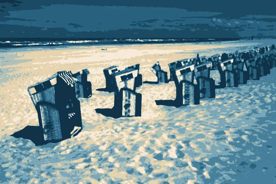 Ostbad: Norderney Weisse Duene beach