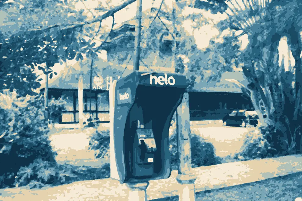 Pantai Tengah: The public telephone at Pantai Tengah - panoramio