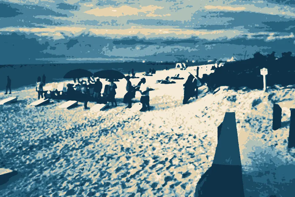 Pass-a-Grille Beach: Plage de Pass-a-Grille,floride sur le Golf du Mexique. - The beach of Pass-a-Grille, St-Pete Beach, Fl. - panoramio