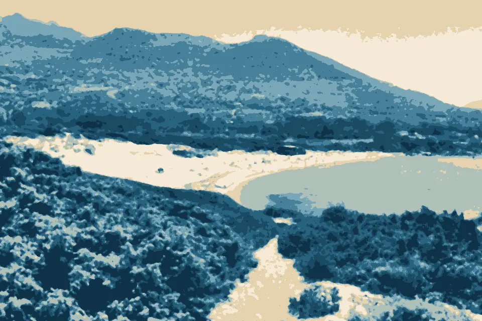 Plage de Bodri: Bodri - approaching - a view of the beach - panoramio