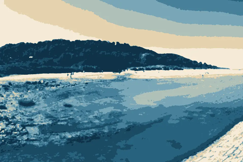 Plage du Butin: La plage à Honfleur