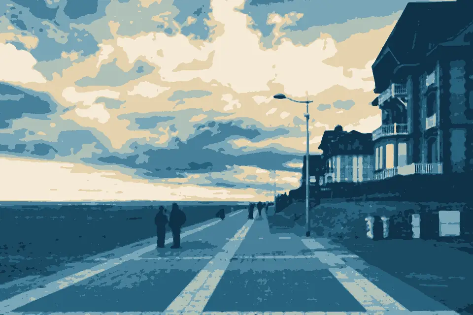 Plage du Casino: Beach of Houlgate