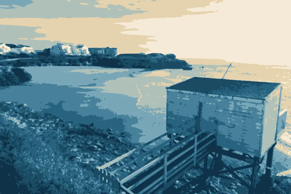 Plage du Chay: Plage du Chay et carrelet