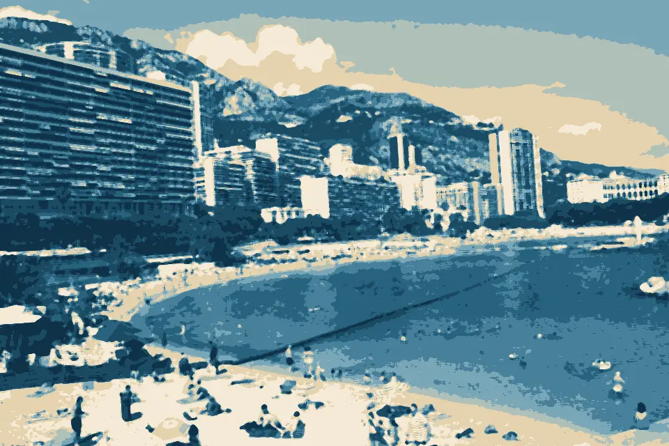 Plage du Larvotto: Plage du Larvotto MONACO - panoramio
