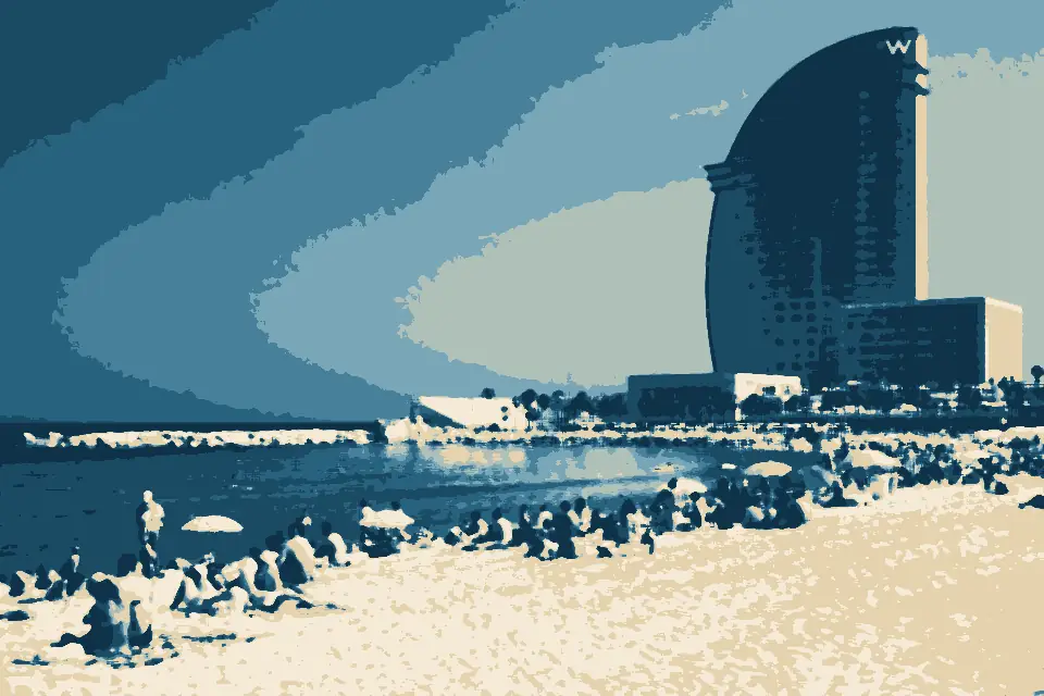 Platja de Sant Miquel: Barcelona Platja de Sant Sebastià (19634539490)