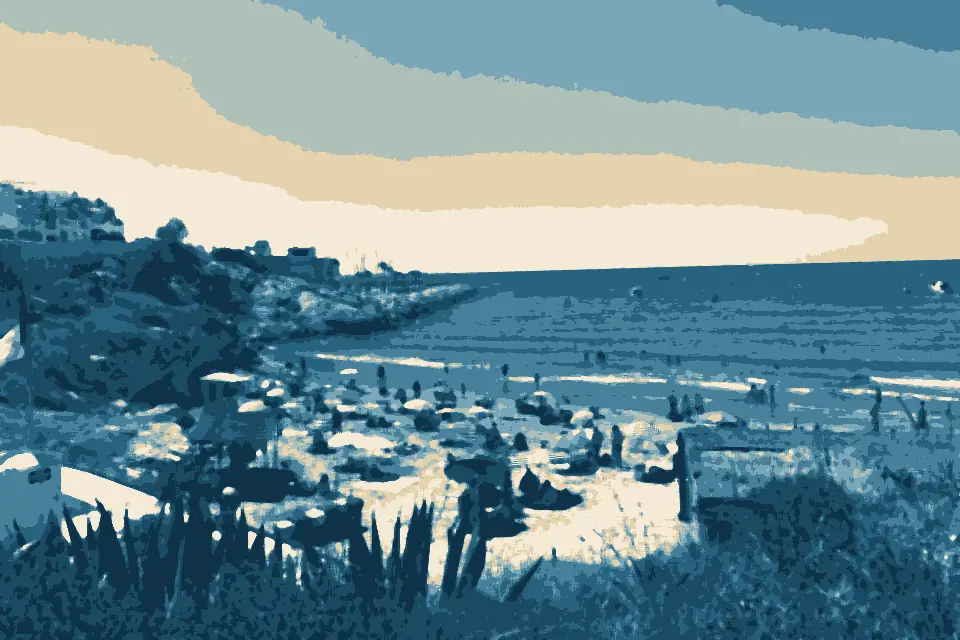 Playa De La Marina: Sitges, Julio 2020 14 45 30 583000