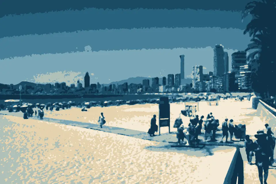 Playa de Poniente: Playa de Poniente, 17 July 2016 (1)