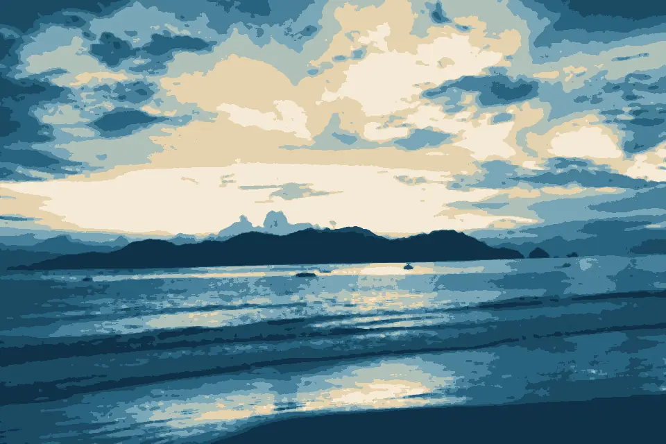 Playa Linda: Atardecer en Playa Linda I - panoramio