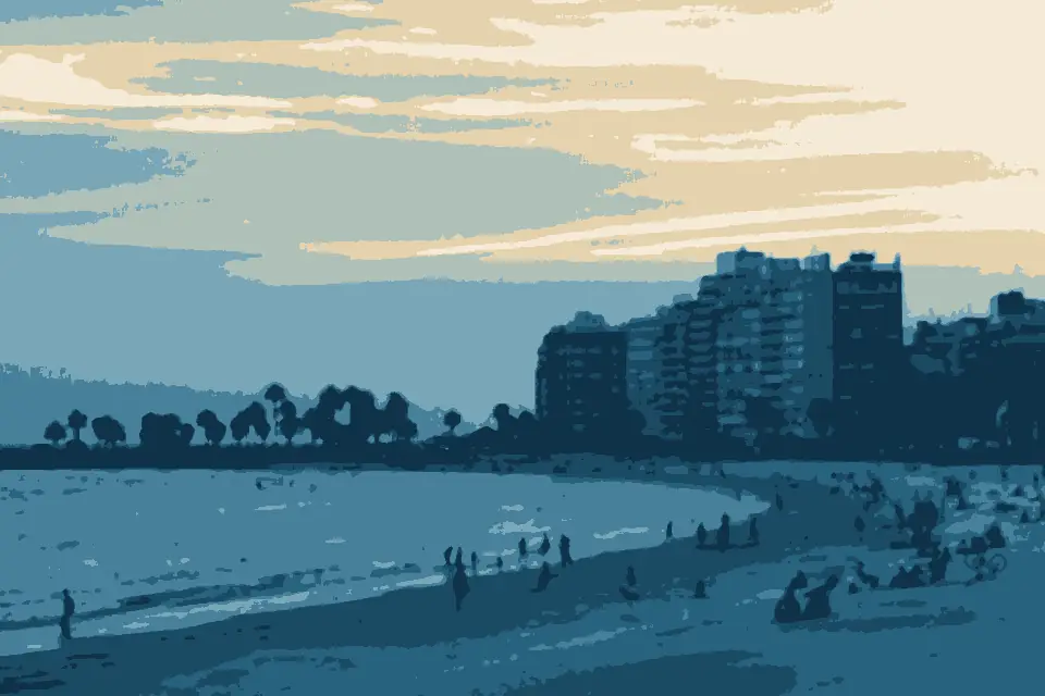 Playa Pocitas: Elecciones nacionales de Uruguay de 2014 - Rambla de Pocitos 02