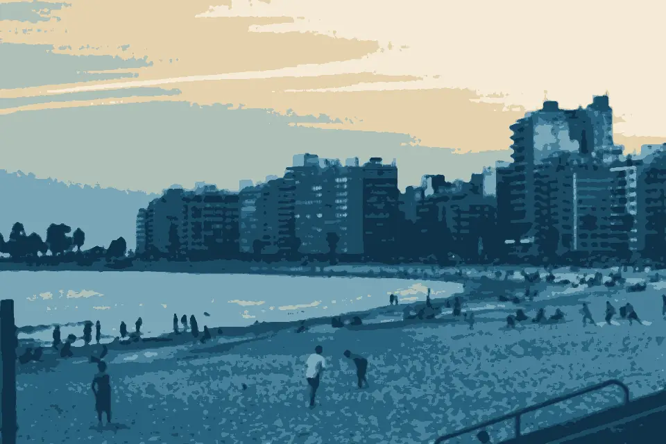 Playa Pocitas: Elecciones nacionales de Uruguay de 2014 - Rambla de Pocitos 03