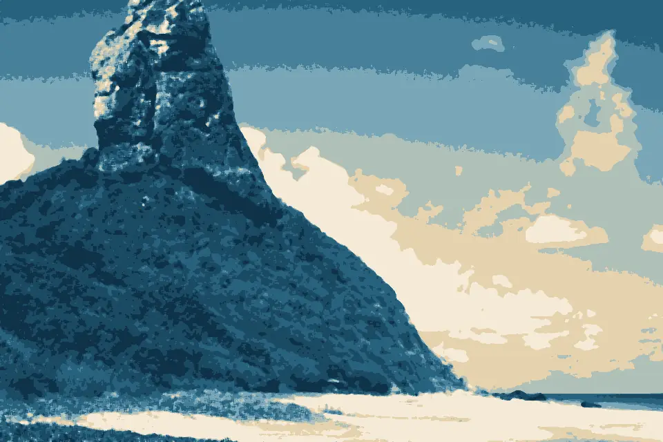 Praia da Conceição: Morro do Pico and Conceição Beach in Fernando de Noronha
