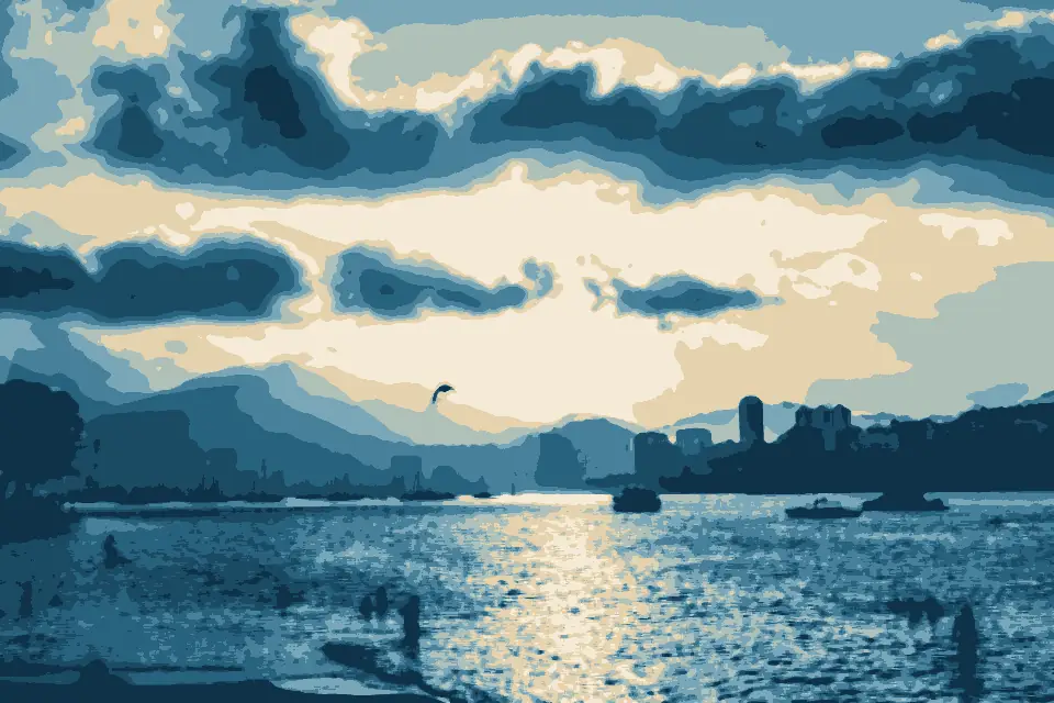 Praia da Urca: Praia da Urca - Baia de Guanabara