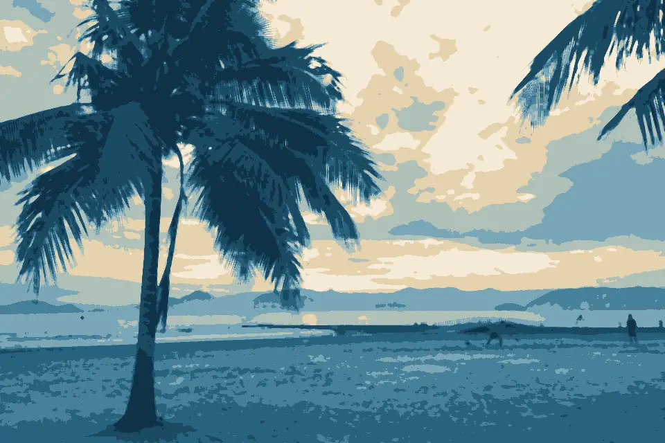 Praia do Boqueirão: Praia de Santos - SP