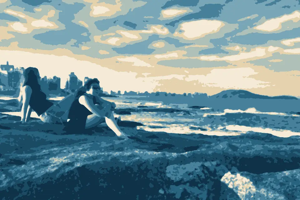 Praia dos Namorados: Praia das Castanheiras -ES