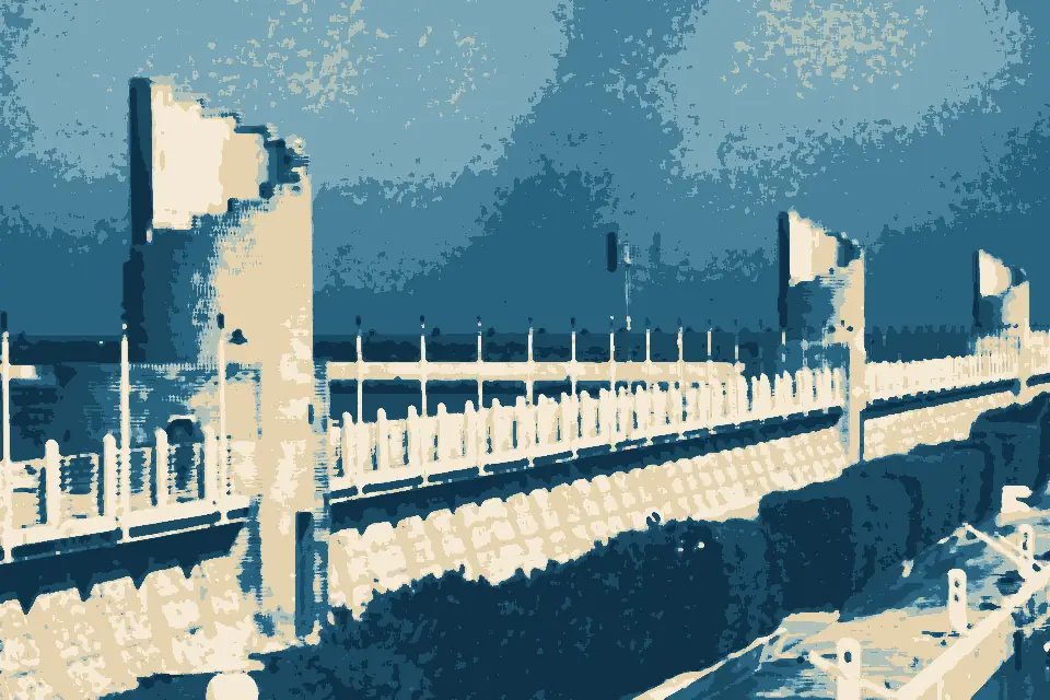 Riviera of Rimini: Rimini, torri della darsena, 1