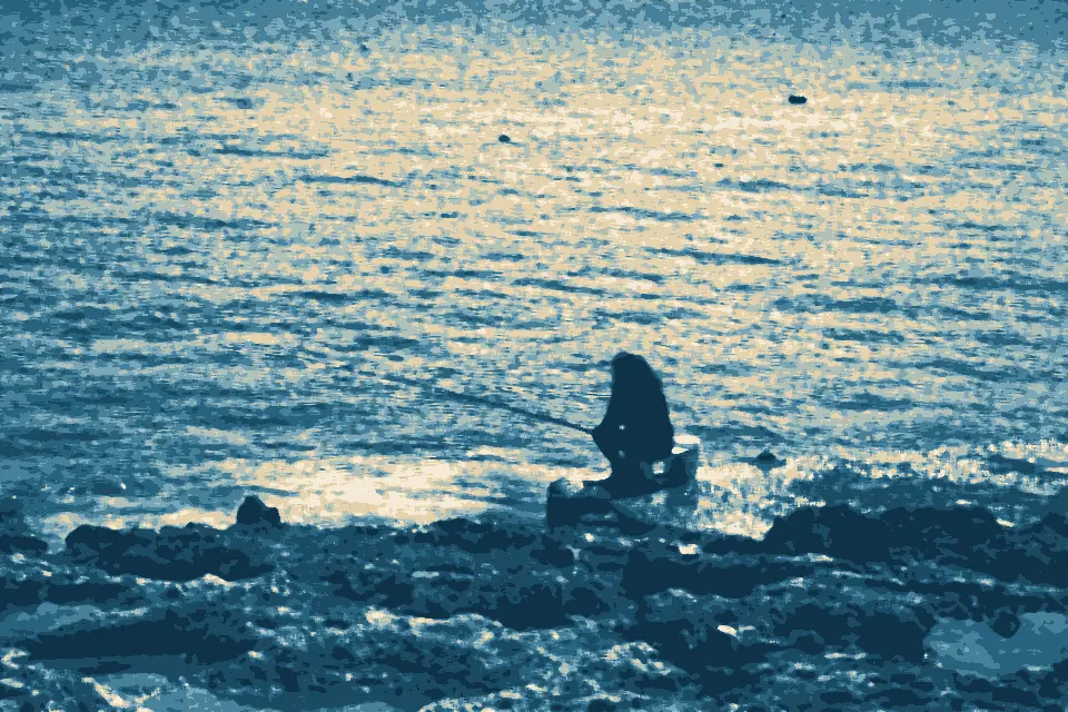 Salina Bay: A bela pescadora (8581937507)