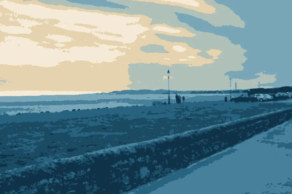 Sandymount Strand: Strand Road promenade - geograph.org.uk - 6404944