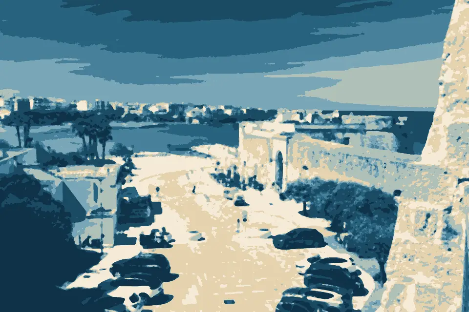 Spiaggia degli Scaloni: L08 018 Otranto, Porta Terra