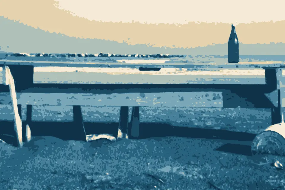 Spiaggia di Senigallia: Marina Vecchia, tavolo - panoramio