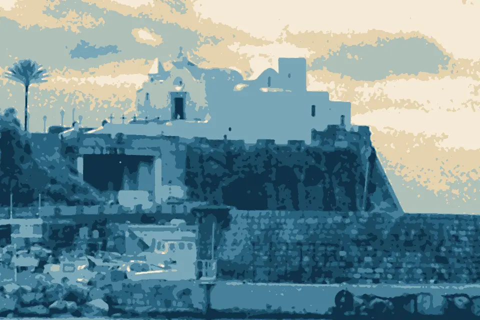 Spiaggia Forio: Chiesa S.Maria del Soccorso - panoramio