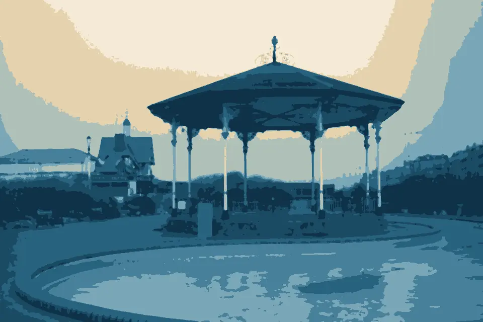 St Anne's Beach: Bandstand by St Annes Pier - geograph.org.uk - 1771510