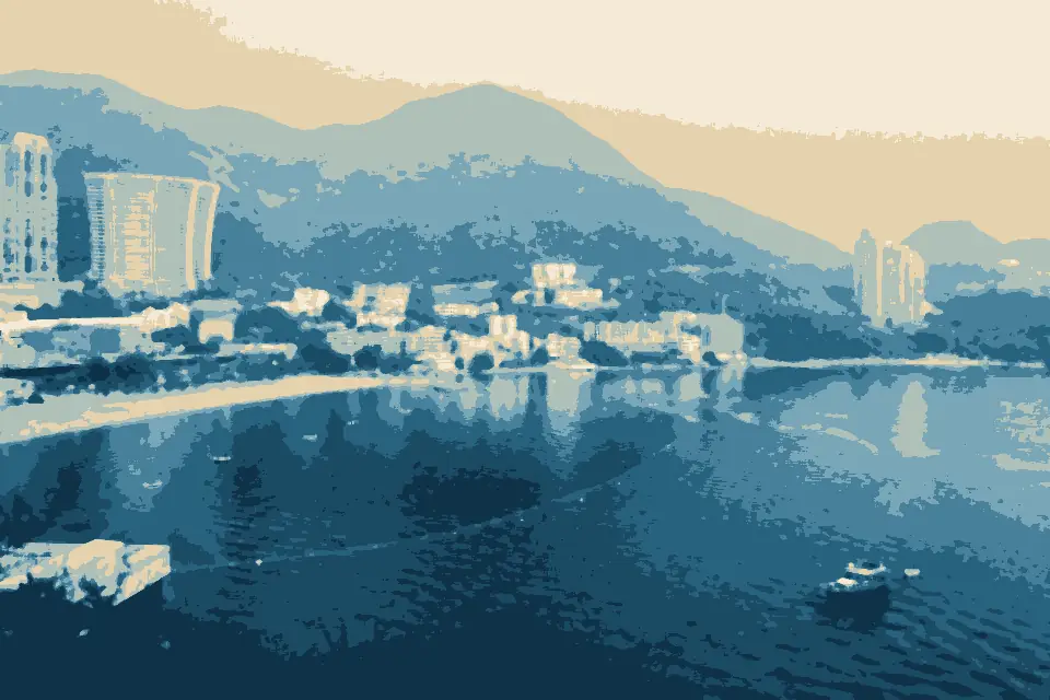 Tsin Shui Wan: Panorama of the Repulse Bay 淺水灣 - panoramio