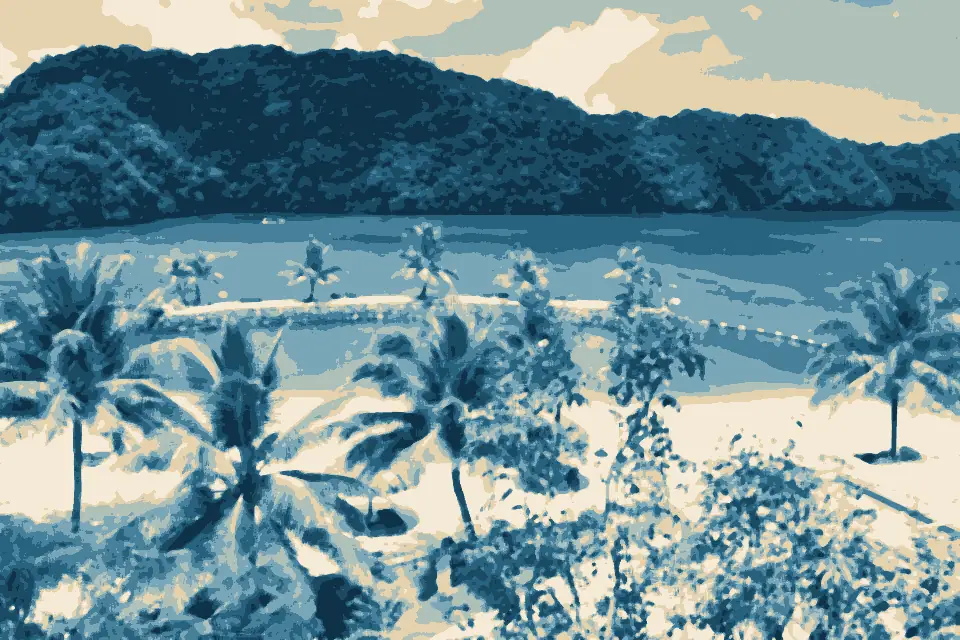 Ulebsechel Island North Tip: Main St, Koror, Palau - panoramio (1)