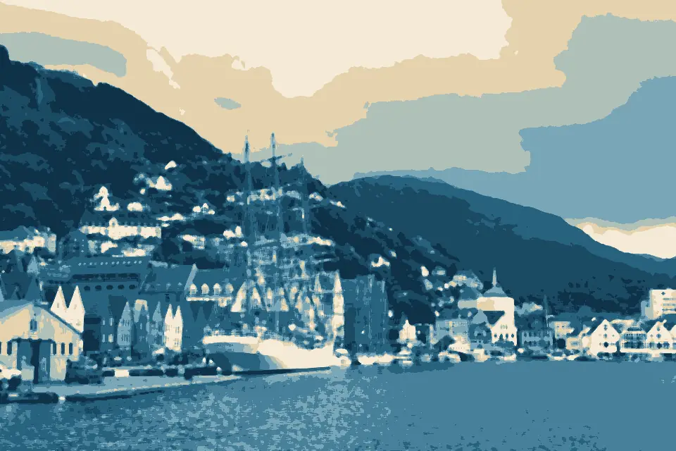 Vågen: Bryggen, Vågen, Bergen, 2019 (02)